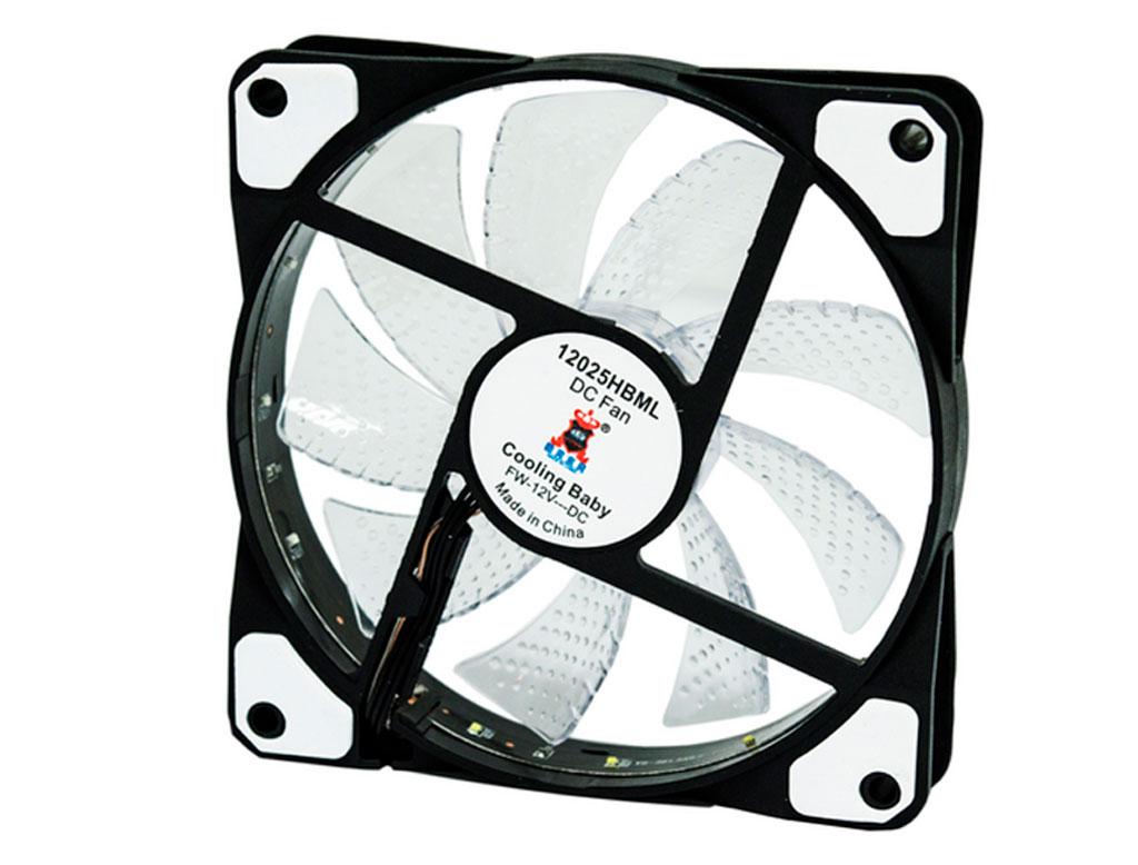 Вентилятор (кулер) для корпусу Cooling Baby 120мм LED Multicolor 12025HBML