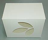 Коробка для тістечка з прозорим віконцем 150*120*90, фото 3