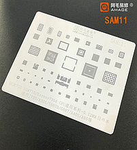 Трафарет BGA Amaoe SAM11 для Samsung J720/G887/A305 (0.12 mm)