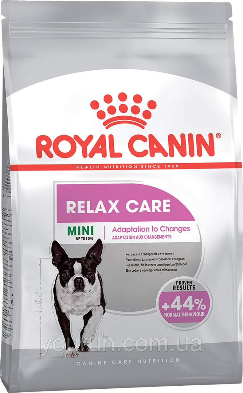 Royal Canin (Роял Канін) Mini Relax Care - Сухий корм для собак схильних до стресових факторів 3 кг
