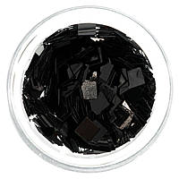 Декор для ногтей Nailapex конфетти (камифубуки) черные квадратики
