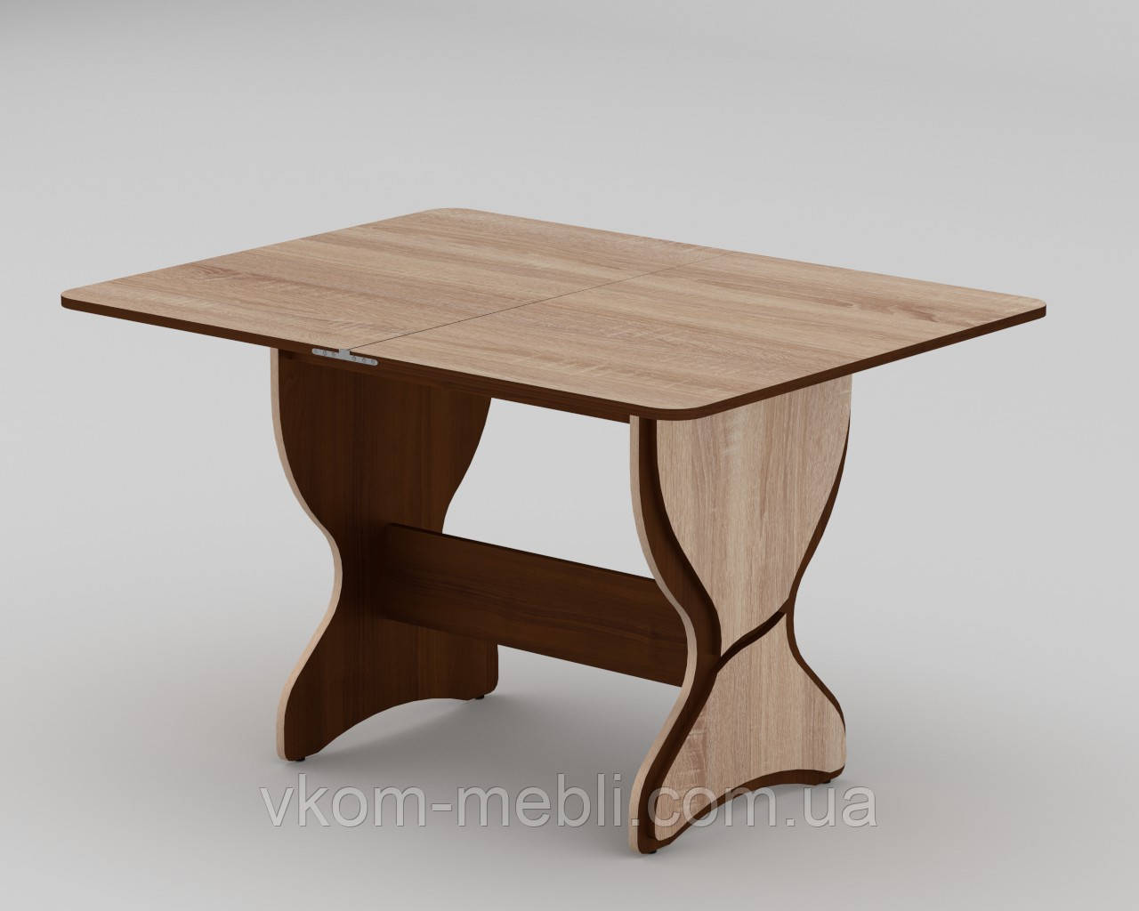Стіл кухонний розкладний КС 4 NEW з накладками, фото 1