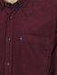 Бавовняна чоловіча сорочка Negredo 3200 # 05 бордового кольору, фото 2
