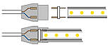 Стрічка LED світлодіодна 220V холодна біла 120 LED/m 6W/m вологозахист IP65 №10/5 120Led, фото 4