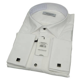 Чоловіча біла сорочка Negredo 402-KD C: 01 під запонки