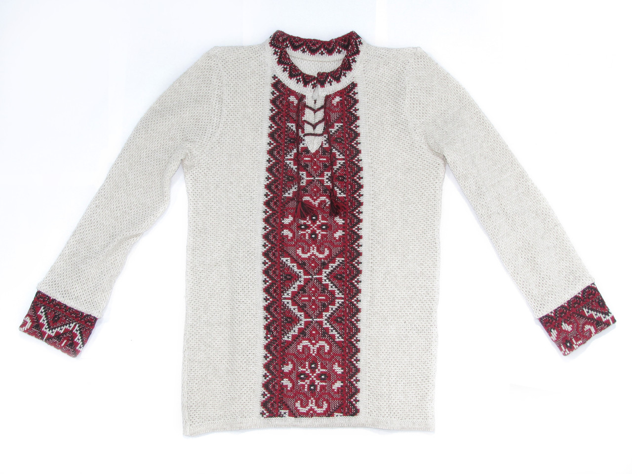 Вишиванка для хлопчика Влад червоний, фото 1