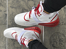 Чоловічі кросівки Nike Air Force 270 White University Red AH6772-102, фото 3