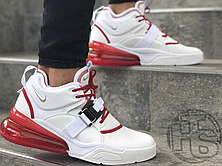 Чоловічі кросівки Nike Air Force 270 White University Red AH6772-102, фото 2