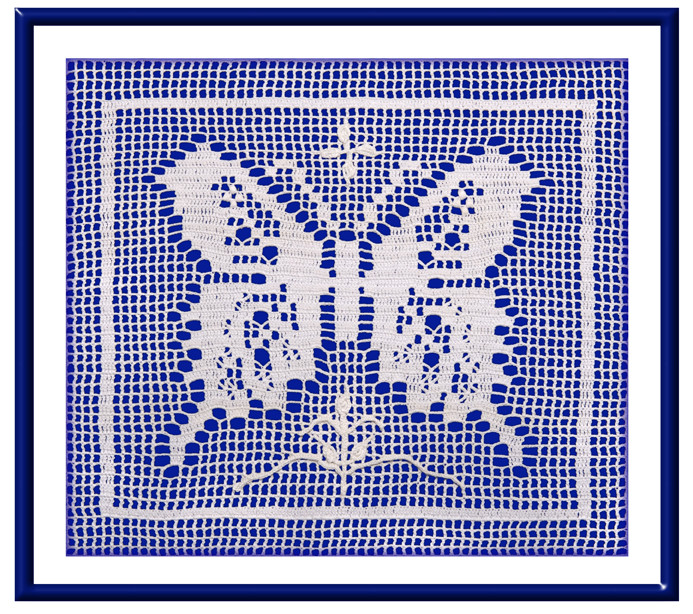 В'язаний декор "Метелик" (156-157)
