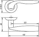 PUNTO Ручка роздільна BOSTON TL CF-17 кава, фото 2