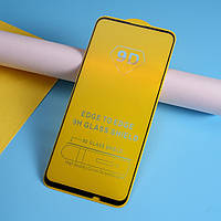 9D full glue захисне скло для Huawei P Smart Z (black) повне проклеювання