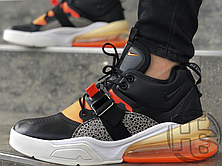 Чоловічі кросівки Nike Air Force 270 Safari Black White Orange AH6772-004, фото 4