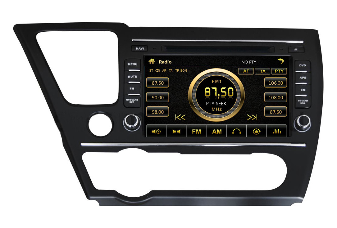 Магнитола Honda Civic 9 Sedan, Coupe 2013-2015+. Kaier KR-8071 WinCE