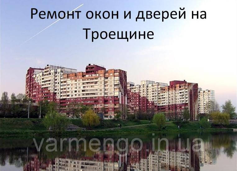Ремонт вікон і дверей на Троїні.