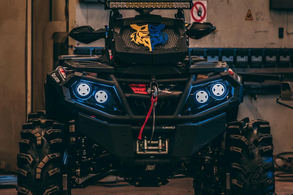 Комплект із чотирьох світлодіодних фар 160w RJWC Neutrino 2 Lights для BRP Can-Am OutlandeRenegade G2,