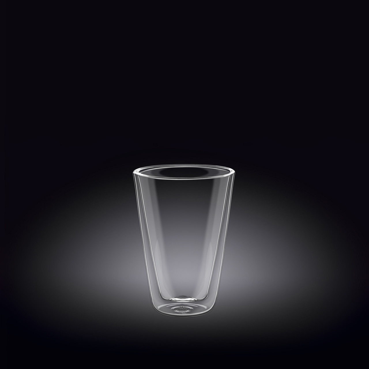 Склянка Wilmax Thermo конусна з подвійним дном 150 мл скло (888702 WL)