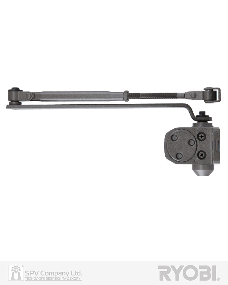 Доводчик для дверей накладний RYOBI 9900 9903 SILVER BRONZ STD ARM EN 2/3 до 65 кг 965 мм