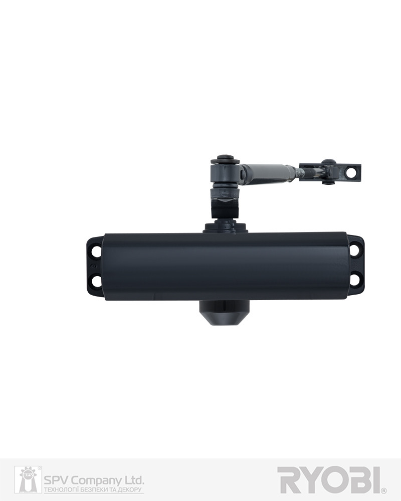 Накладний довідник дверний RYOBI 9900 9903 антрацит сірий STD ARM EN 2/3 до 65 кг 965 мм