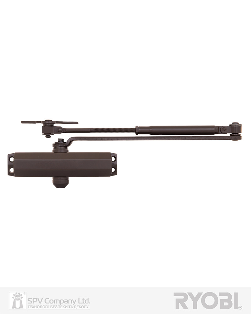 Дверний довідник накладний RYOBI *8800 8803 DARK_BRONZE UNIV_ARM EN_2/3 65 кг 965 мм FIRE