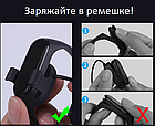 Кабель Mi Band 4 Nillkin 30см зарядний зарядка USB charger Mi Fit Чорний, фото 3