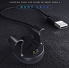 Кабель Mi Band 4 Nillkin 30см зарядний зарядка USB charger Mi Fit Чорний, фото 7