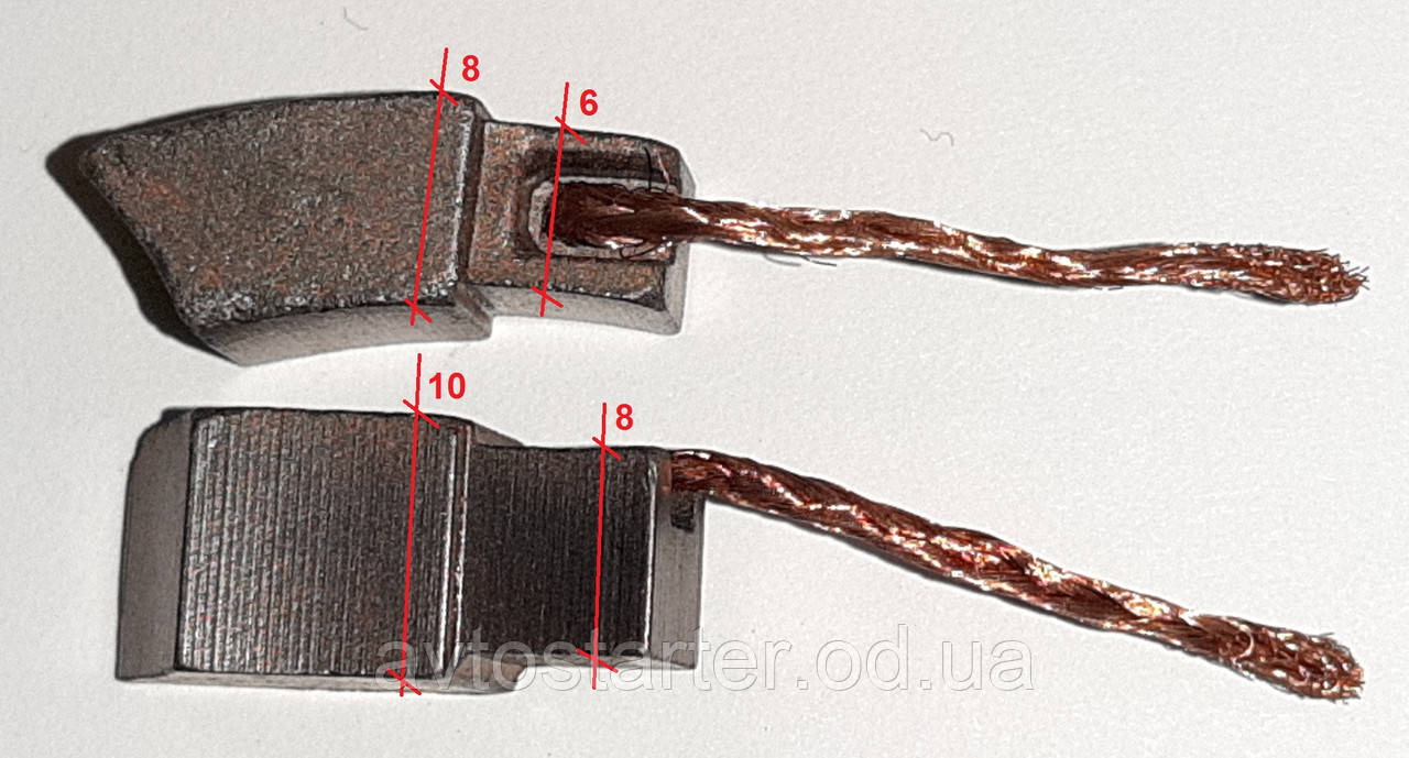 Щітки мотора вентилятора обдування салону VW T5, Sharan TDI 1,9 ST, Mercedes, BMW X5 Ford Focus 2, PEUGEOT 3008, фото 1