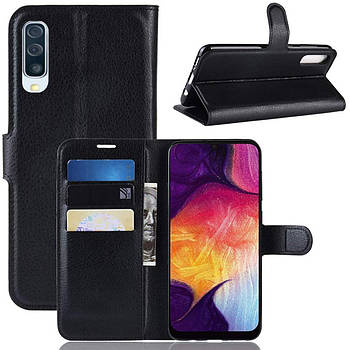 Чохол-книжка Litchie Wallet для Samsung Galaxy A50 / A50s / A30s Чорний