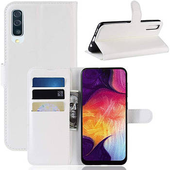 Чохол-книжка Litchie Wallet для Samsung Galaxy A50 / A50s / A30s Білий