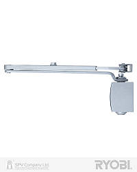 Доводчик для внутрішніх і зовнішніх дверей RYOBI 1200 D-1200 SILVER STD_ARM EN_2/3/4 80 кг 1100 мм