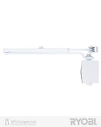 Доводчик для дверей накладного типу RYOBI 1200 D-1200 WHITE STD_ARM EN_2/3/4 80 кг 1100 мм