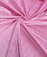 Велюр оксамит ( велюр стрейч) колір рожевий (ш. 150 см)