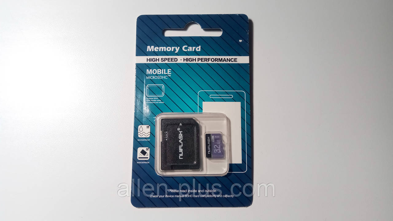 Карта пам'яті NUIFLASH microSDHC Class 10, 32GB
