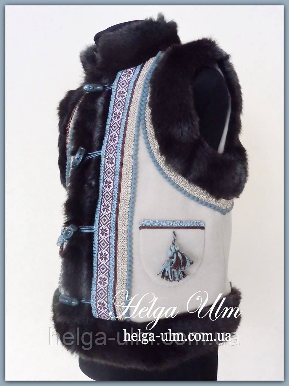 Кептарик (жилет в етностилі) для хлопчика на замовлення, етно 140, фото 1