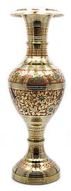 Ваза бронзова кольорова (36х11,5х11,5 см)