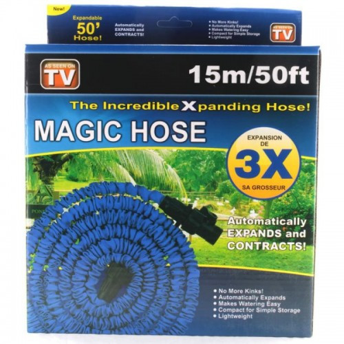 Шланг для поливання розтяжний 15 м + пістолет 7 положень Magic Hose