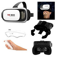 Окуляри віртуальної реальності VR BOX 2.0 PRO 3D з пультом у подарунок