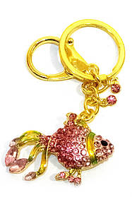 Брелок зі стразами "Золота рибка"