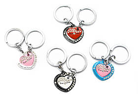 Брелоки для закоханих (Q) "Сердечка"