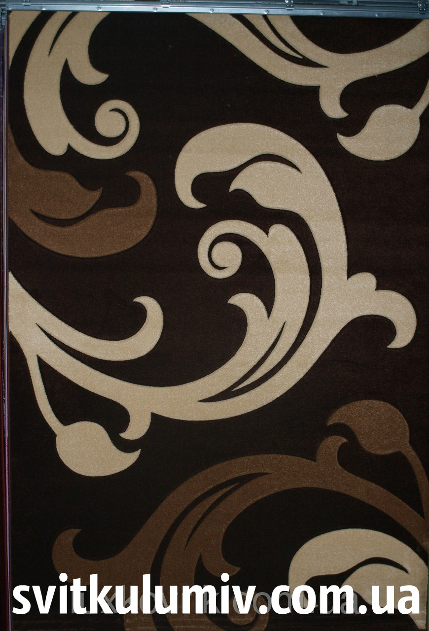 Килим рельєфний Legenda 0313 brown