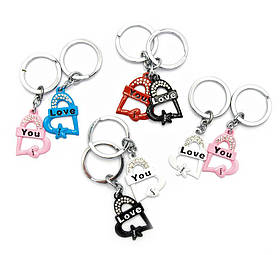 Брелоки для закоханих (Q) "Сердечка"