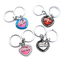 Брелоки для закоханих (Q) "Серця" (480)