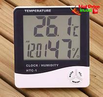 Годинник Термометр Гігрометр HTC-1 3в1