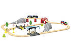 Залізниця PLAYTIVE NEW з дерева Німеччина ( Ikea, Brio, Hape, Viga Toys ), фото 3