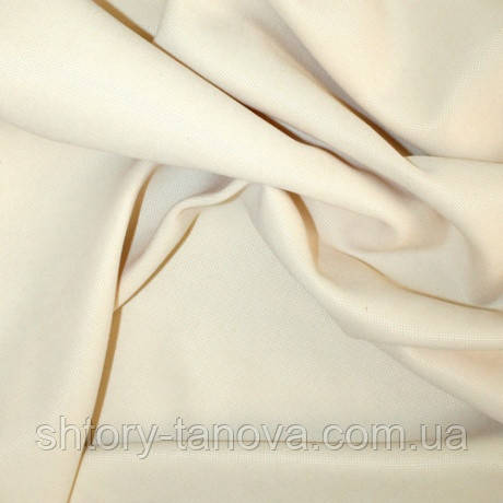 Декор-нубук бавовна вершковий, фото 1