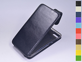 Відкидний чохол з натуральної шкіри для Asus Zenfone 4 Max ZC554KL