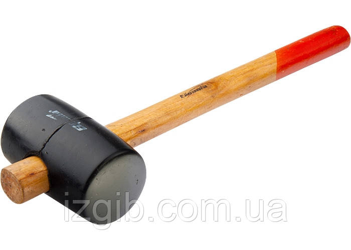Киянка гумова Sparta 680г чорна гума