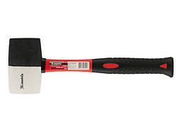 Киянка гумова Matrix 680г чорно-біла гума (111729)