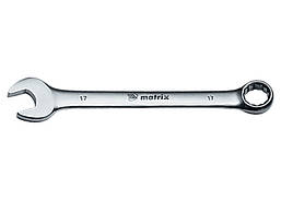 Ключ комбінований Matrix 32 мм CrV матовий хром (151219)