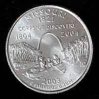 Монета США 25 центів 2003 р. Міссурі