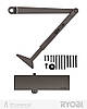 Доводчик накладного типу RYOBI 1200 D-1200 METALLIC_BRONZE STD_ARM EN_2/3/4 80 кг 1100 мм, фото 4